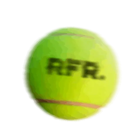 mockup balle de tennis pour la team coaching rfr