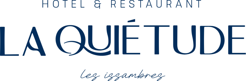 création du logo pour le nouveau branding de l'hôtel-restaurant la quiétude